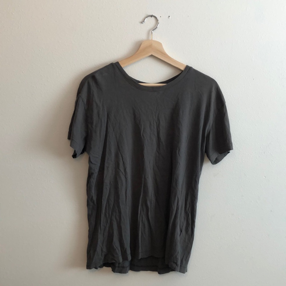 H&M dark green t shirt